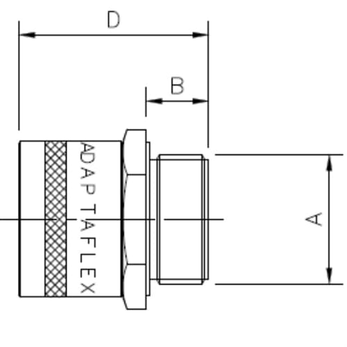 Image 2 of Adaptaflex Conduit Fitting SP40/M40/A for $36.00