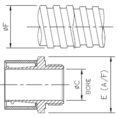 Image 3 of Adaptaflex Conduit Fitting SP16/M16/A for $4.20