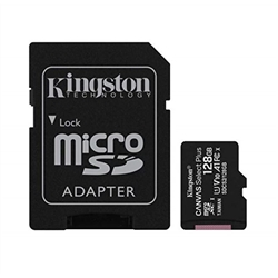 Kingston Memory Micro SD Card 128GB SDCS2/128GB for $30.00
